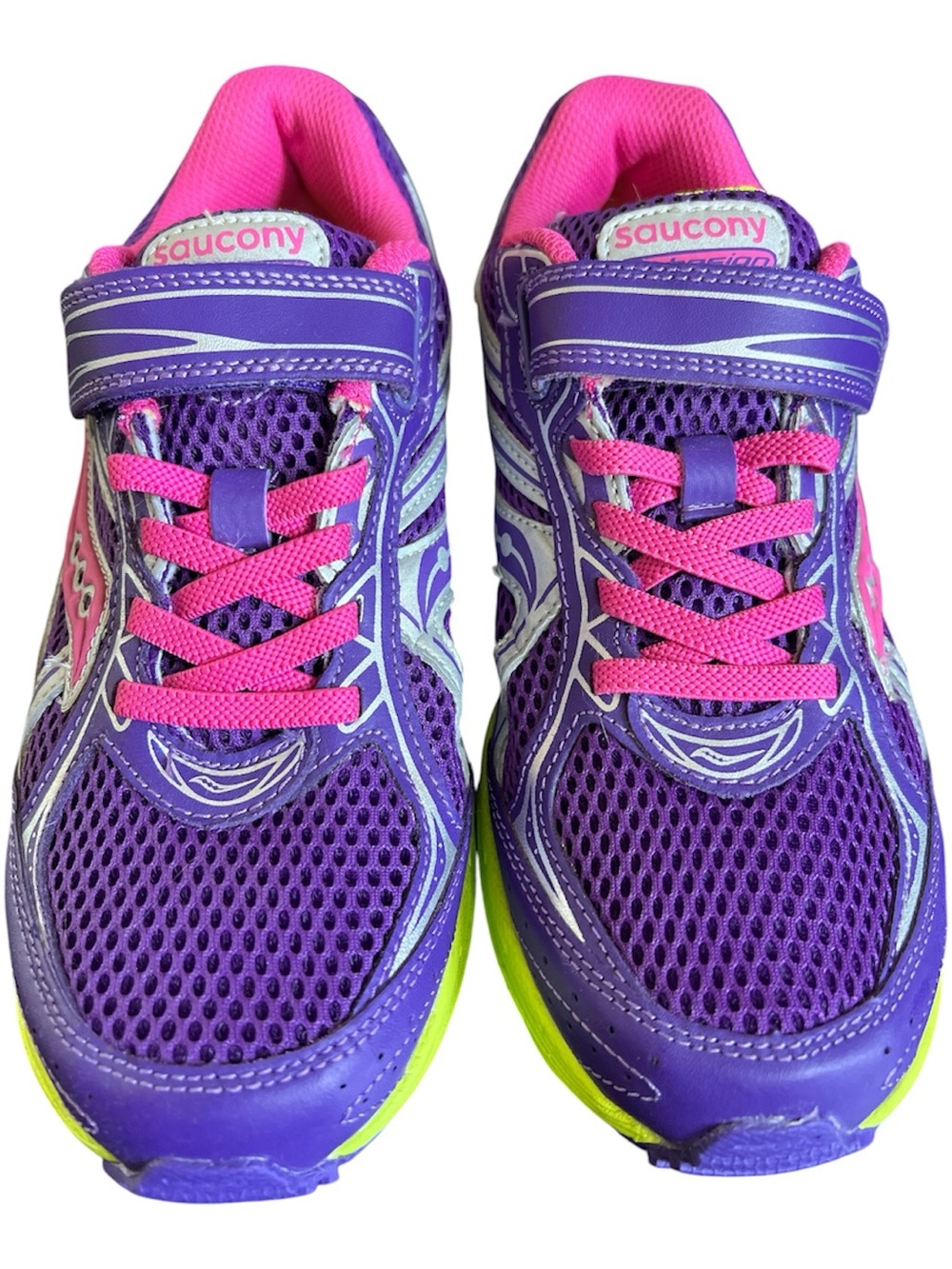 Saucony NWOT Kids' Purple & Pink Athletic Sneakers, size 4w
